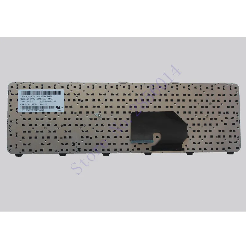 Russian Keyboard for HP Pavilion DV7-6100 DV7-6000 DV7-6200 634016-251 639396-251 RU Black with fra