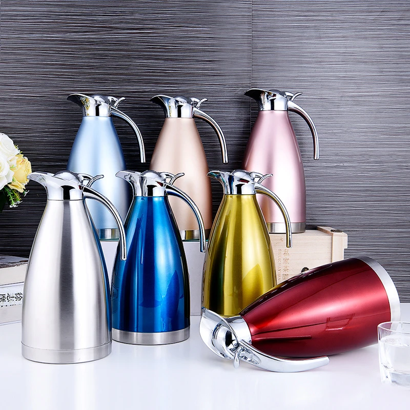 Heat Cold Retention Thermos Water Bottle Pot Large Vacuum Double Wall