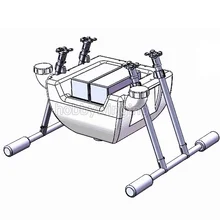 Semprot Pertanian pompa Tangki Air + Landing Gear Serat Karbon drone 10 KG Pertanian Quadcopter Hexacopter UAV
