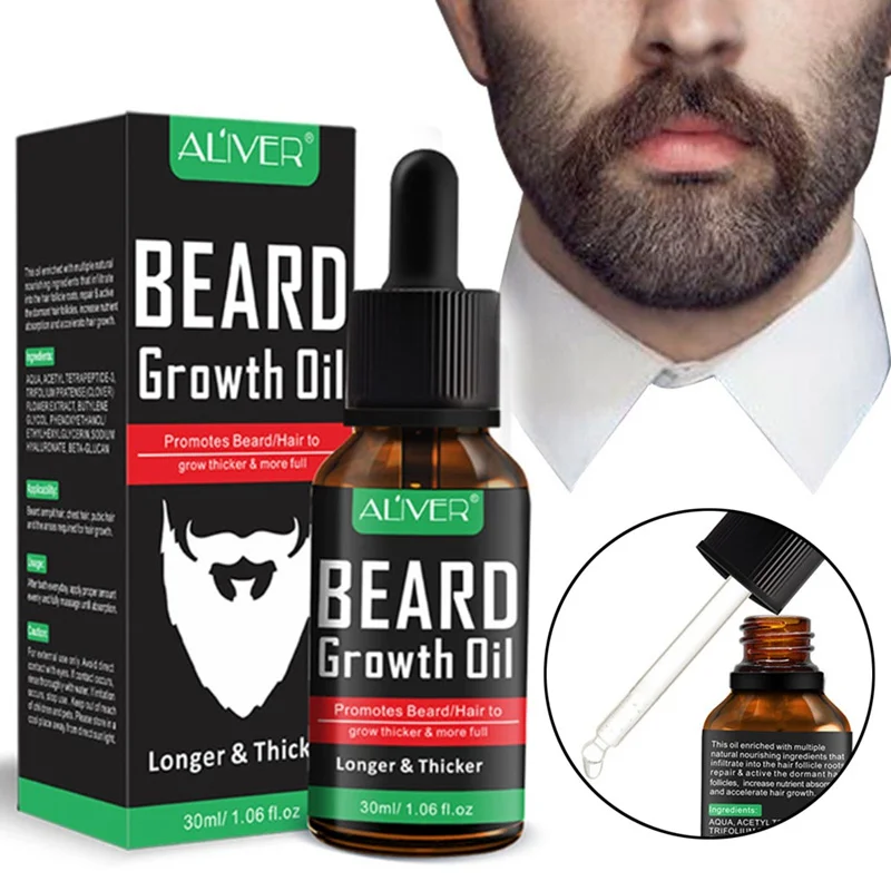 New Professional Men Beard Growth Enhancer Facial Nutrition Moustache