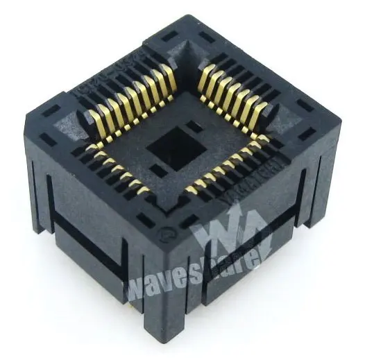 PLCC32 IC120-0324-009 PLCC Yamaichi IC Тесты burn-в гнездо адаптера Программирование 1,27 мм Шаг Dead-ошибка