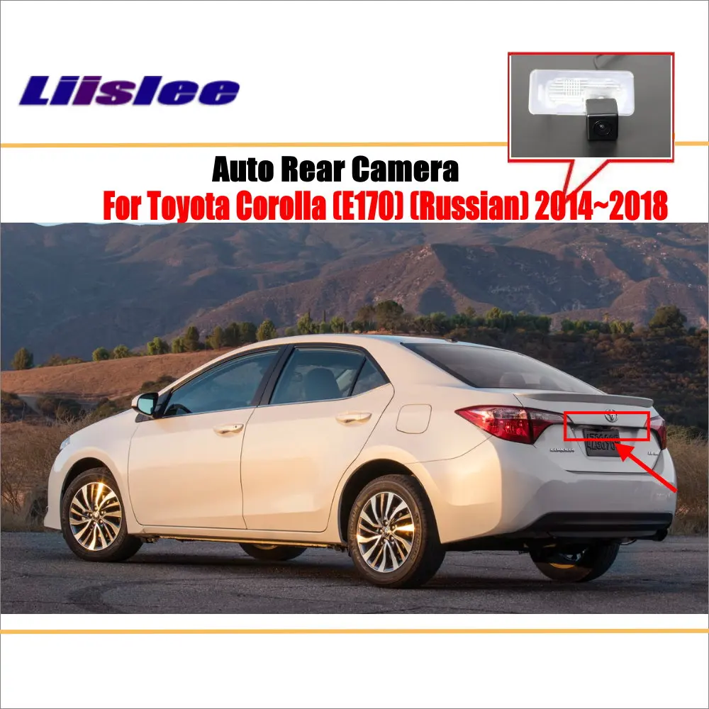 Liislee камера заднего вида для Toyota Corolla (E170) (русский) 2014 ~ 2018/парковочная вида/лампа