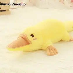 Прекрасный желтый Утконос duckmole около 60 см Плюшевые игрушки Мягкая кукла подарок на день рождения s0203
