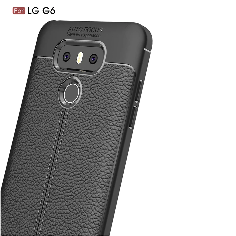 For LG G6 Case Silicone Luxury Litchi (3)