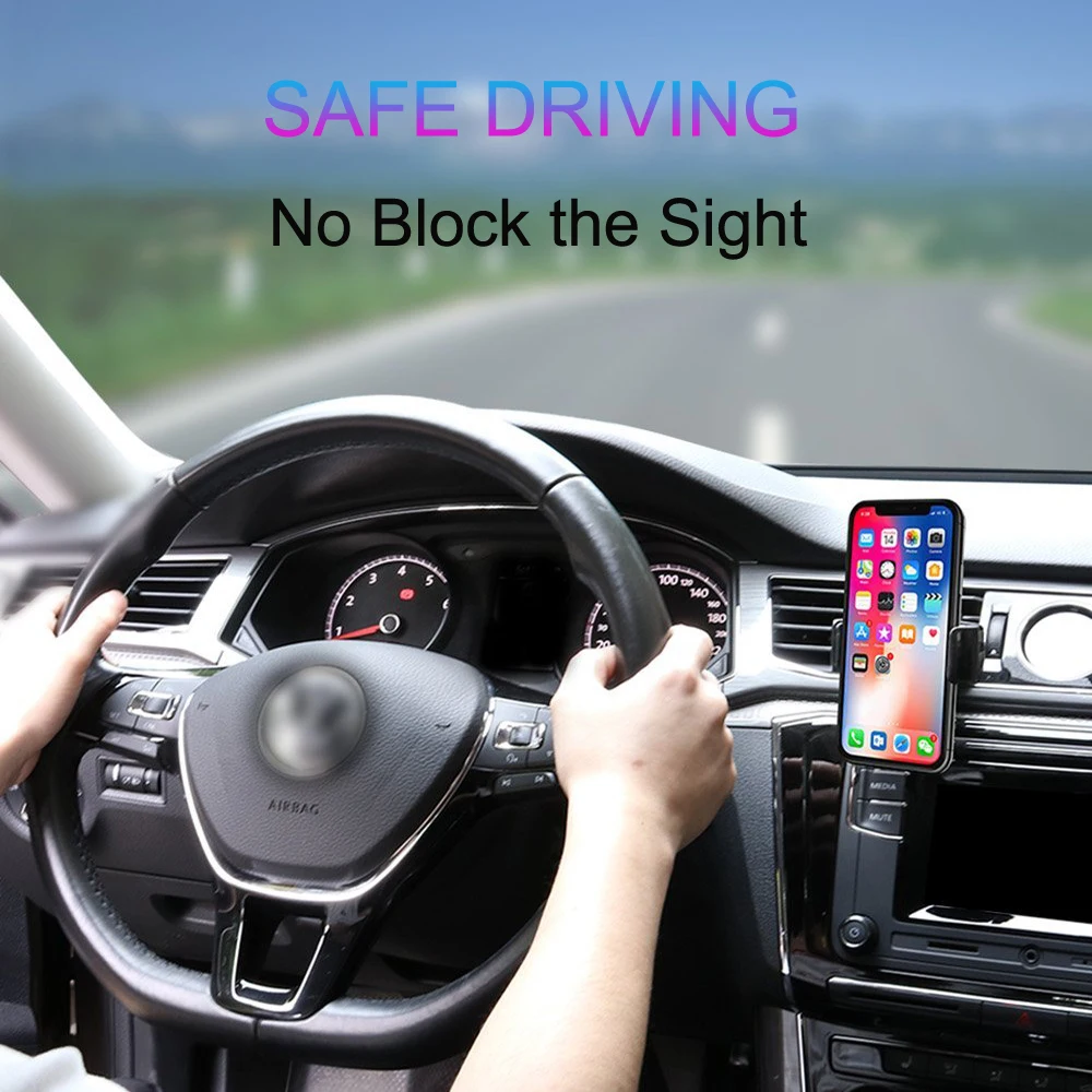 

Oppselve Car Phone Holder For iPhone X 8 7 6 Samsung 360 Degree Soporte Movil Mobile Phone Holder Car-Styling Air Vent Holder