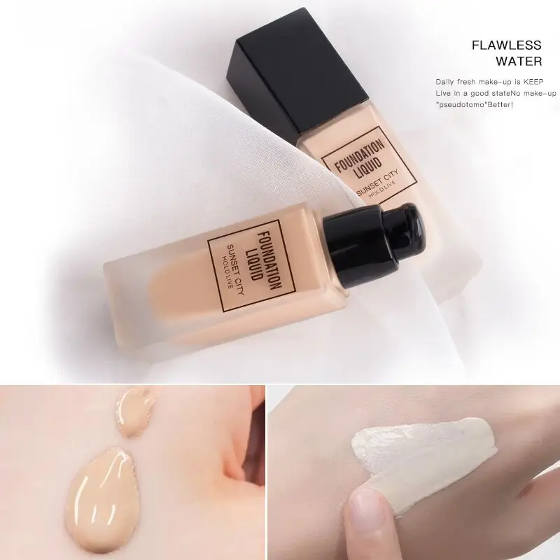 

Shui run Liquid Foundation Concealer Moist Moisture nude look Foundation make-up Beauty makeup