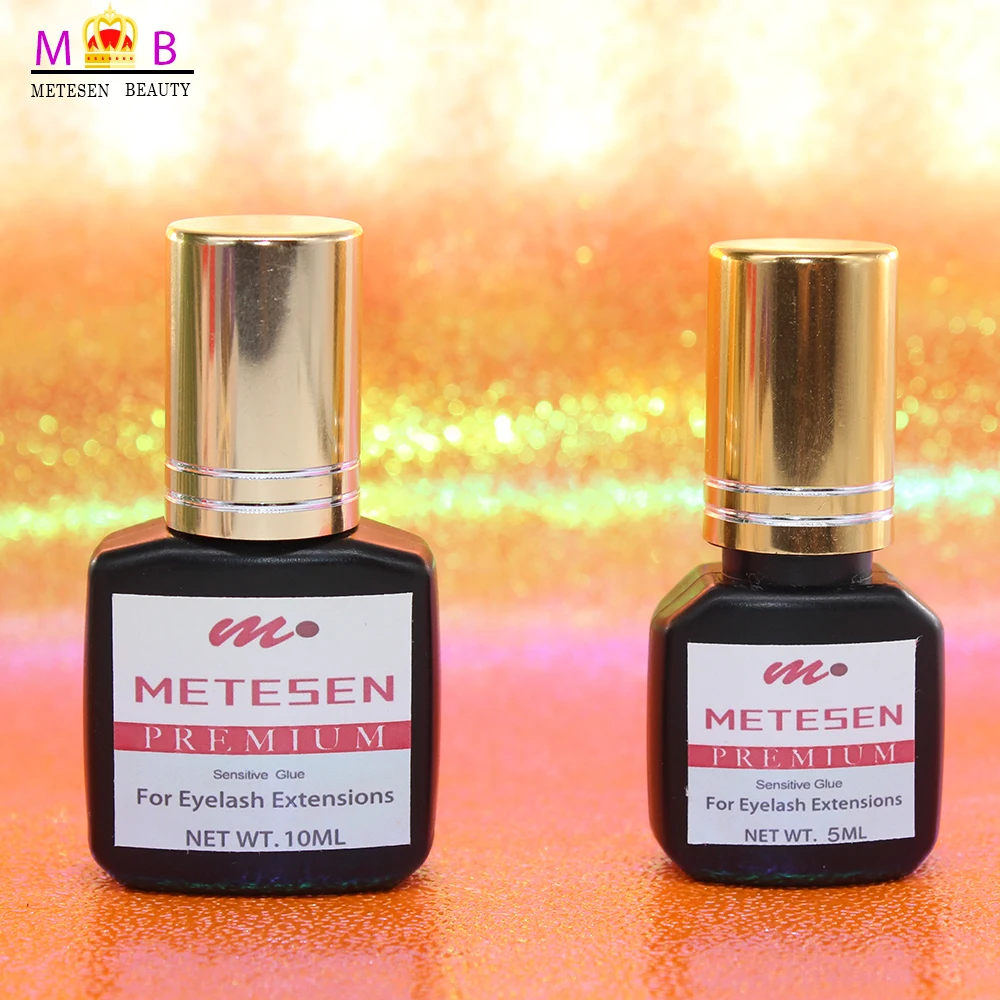 

METESEN BEAUTY eyelash extension glue professional lash glue black lash extension glue 1-2s Dry Time Most Powerful Fastest glue