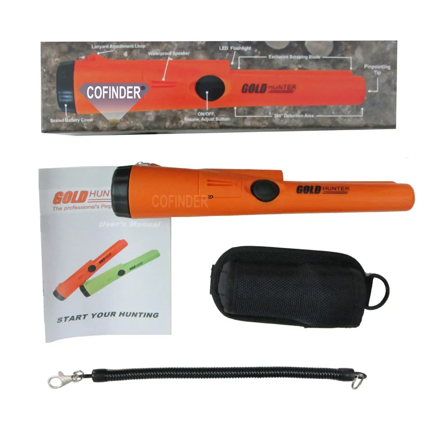 

Cofinder Fully waterproof to 3 meters gold detector,hand held metal detector for gold detecting
