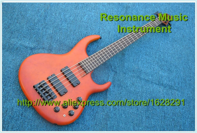 Cheap 100% Real Pictures Electric Bass Guitar 5 Strings Rosewood Fretboard Without Inlays