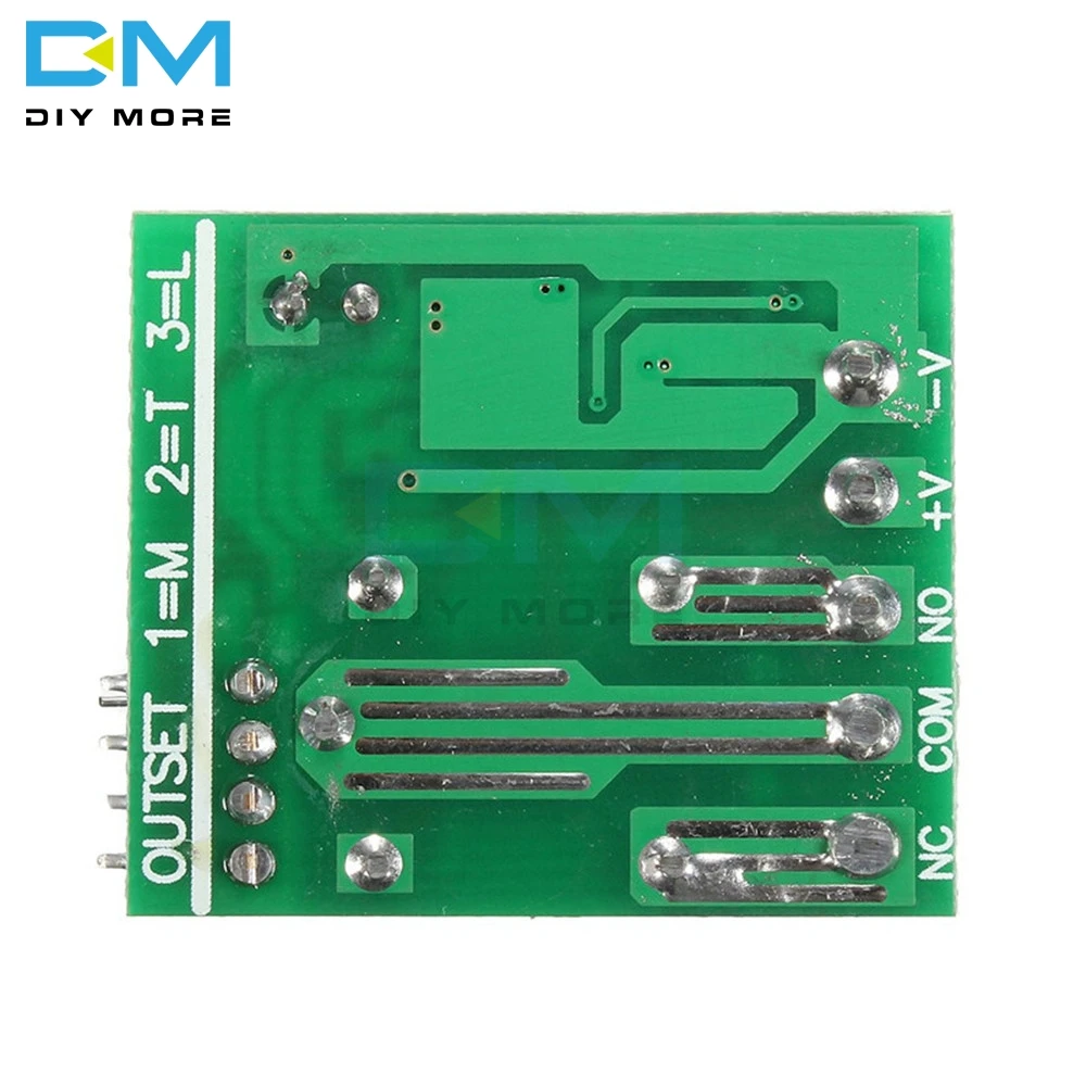 12 В постоянного тока 1CH 1 канал 433 МГц беспроводной релейный модуль дистанционного управления RF плата переключатель гетеродинный приемник Электронный контроллер