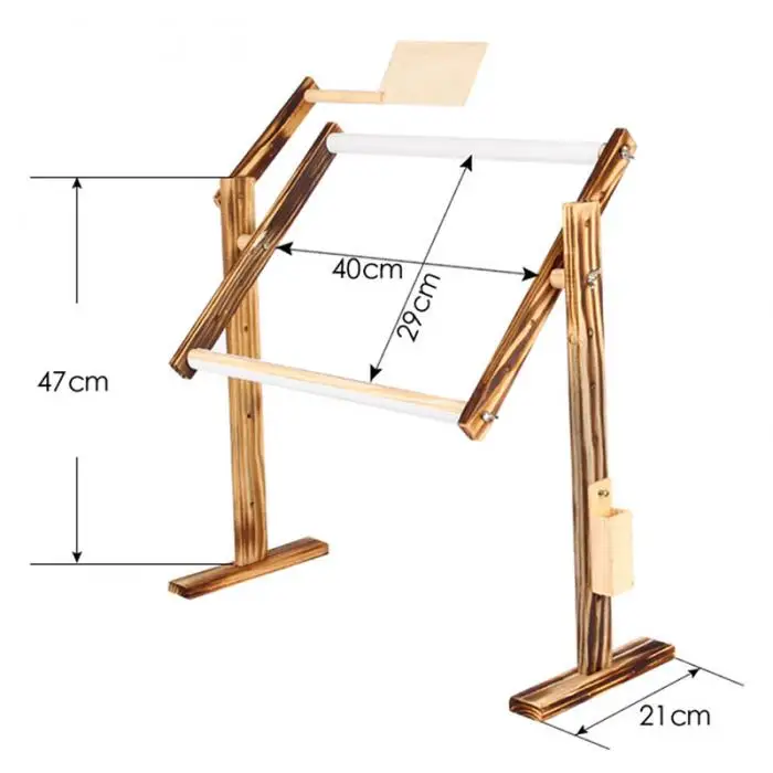 Новая горячая твердая деревянная стойка для вышивки крестиком Регулируемая подставка настольная рамка для вышивки крестиком SMD66