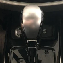 ABS Matte For Nissan Sylphy accessories styling 2016 2017 2018 2019 Car gear shift knob handle frame Cover Trim 1pcs