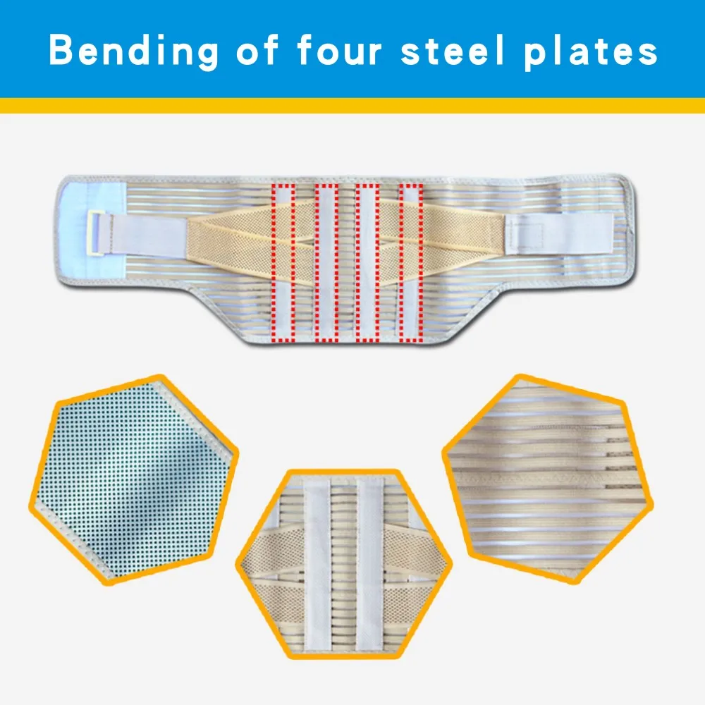 Поясничная поддержка пояс защита талии Фитнес Регулируемая САМОНАГРЕВАЮЩАЯСЯ защита боли в спине медицинское давление и релаксация