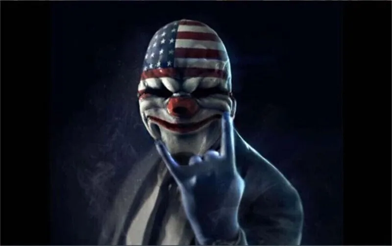 2016 Payday 2 Mask Dallas mask Wolf Chains Hoxton cosplay halloween horror clown mask pay day 2 Halloween party mask FA50 (4)