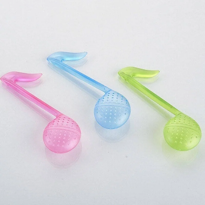 

2pcs Tea Strainers Music Note Shaped Tea Strainer Creative Teaspoon Tea Infuser Filter Kitchen Bar Tea Accessories Random Color