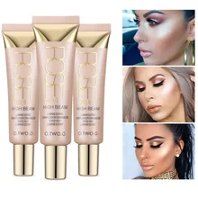 O. DOIS. O Profissional 3 Cores Highlighter Highlighter Maquiagem Corretivo Facial Brilho Brilho Líquido Adiciona radiance Anne
