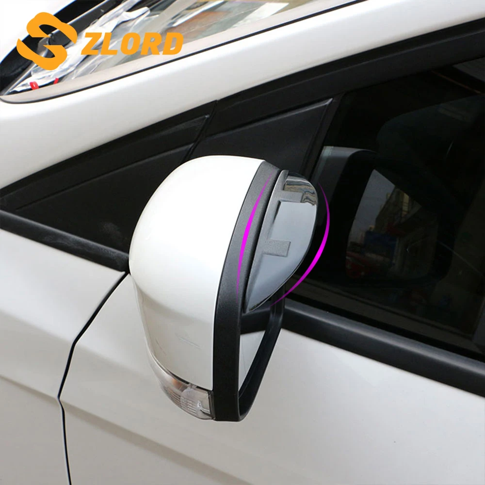 

Car Rearview Mirror Rain Blades Car Back Mirror Eyebrow Cover Sticker for Ford Focus 3 4 MK3 MK4 2012 - 2018 Parts