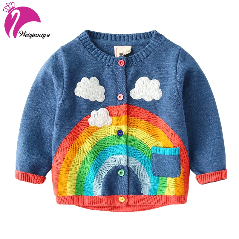 weiqinniya Boys Jackets Kids Rainbow Jacket For Boy Fashion Children