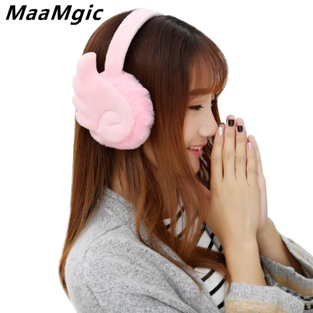 Fashion New Plush Female Winter Earmuff Warm Ear Muffs Headphones Girls