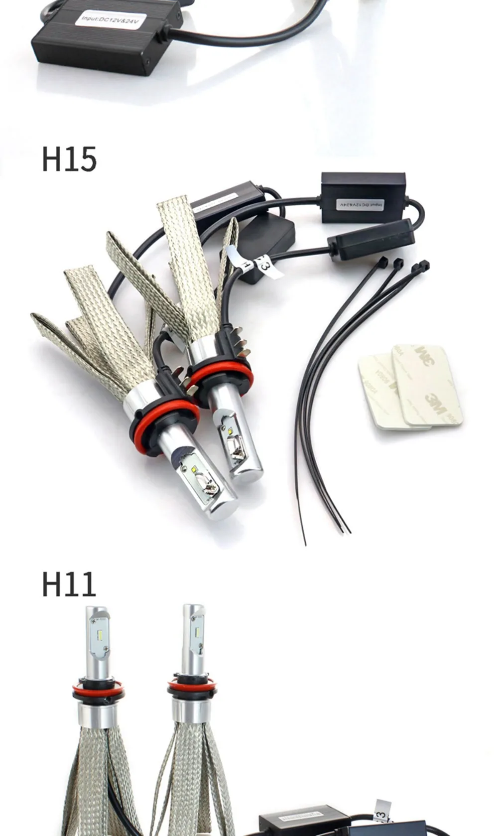 Super Bright Car LED Headlight Kit 