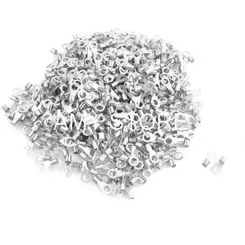 

1000pcs RNB2-4S Wire Connector 4mm Ring Dia Non-insulated Terminal for 16-14 AWG
