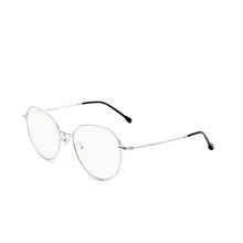 Офисная одежда, синий светильник, очки, серебряная оправа, металлические ножки, защита глаз, синий светильник, мужские очки для компьютера с коробкой, 8029flgy