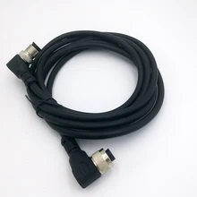 M12 кабель для подключения датчика двойной головкой водонепроницаемый кабель мужской женский 2 м провод водонепроницаемый 4Pin 5Pin 8Pin