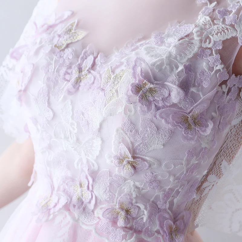 Милые розовые вечерние платья Princessally короткие кружевные новые свадебные бабочки