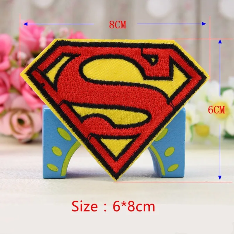 Супермен патч клей-расплав одежда патч 5 шт./лот аппликация вышивка цветок DIY аксессуары Ультра-низкие цены