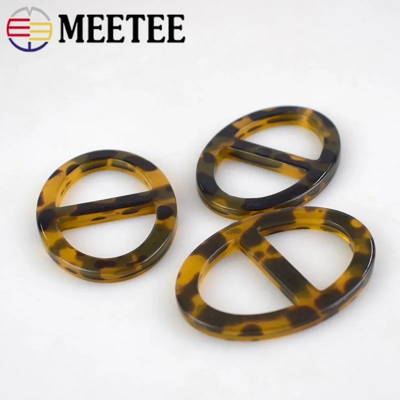 

Meetee 4pcs 27mm Resin O Ring Belt Scarf Buckle DIY Garment Underwear Decoration Sewing Accessories BD276