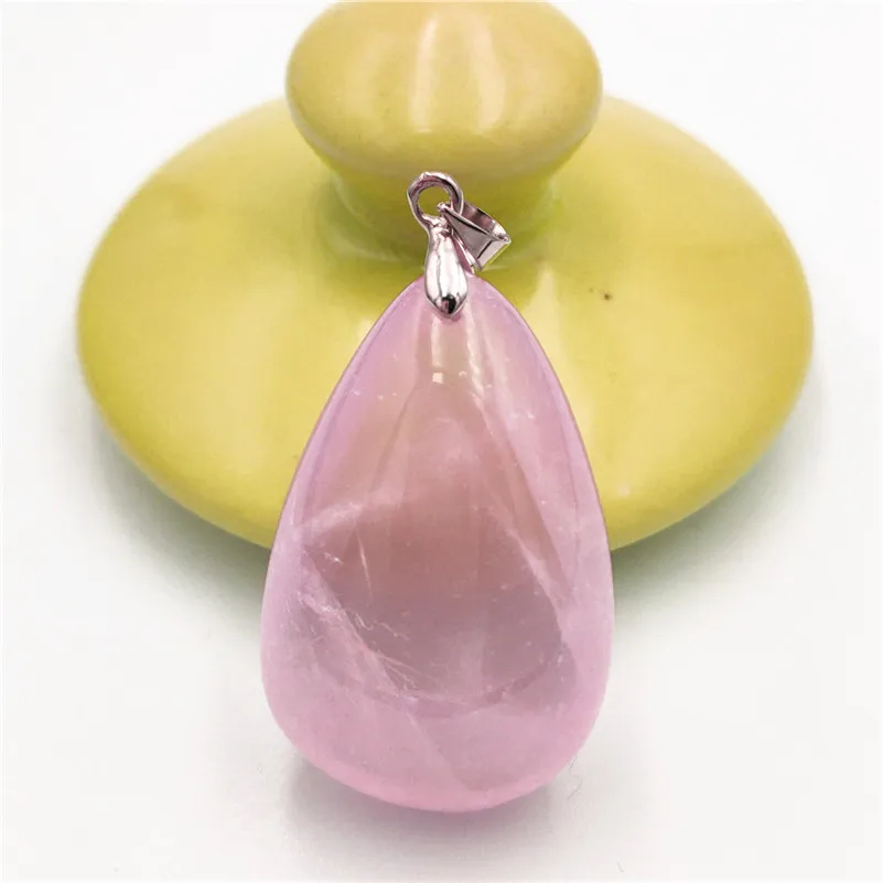 Rose Quartz Pendant Clear Mozambique (5)