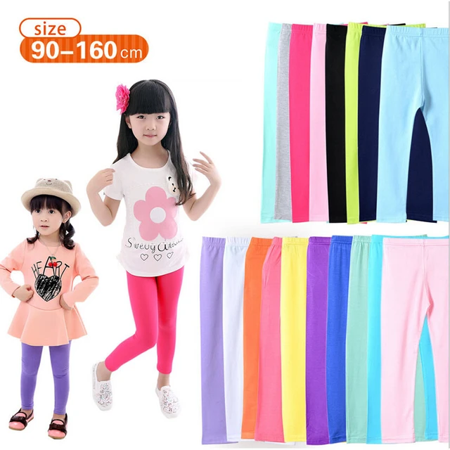 Children pants for girls leggings cotton & modal baby kids clothes autumn  skinny pants big kids trousers 2 4 6 8 10 12 14 years - AliExpress