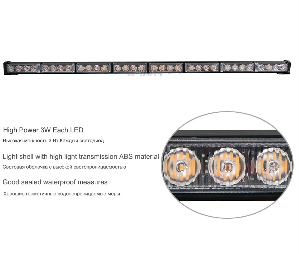 35," 96 W 32 светодиодный автомобиль грузовик советник по трафику светодиодный строблампа предупреждение свет бар пожарные полицейские аварийно-спасательных работ, противотуманные фары лампа диммируемая 13 режимов
