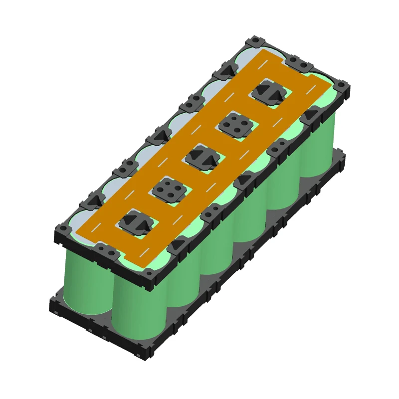 32650 держатель батареи 2P 3P Литий-ионный держатель батареи 32650 цилиндрическая батарея пластиковый кронштейн