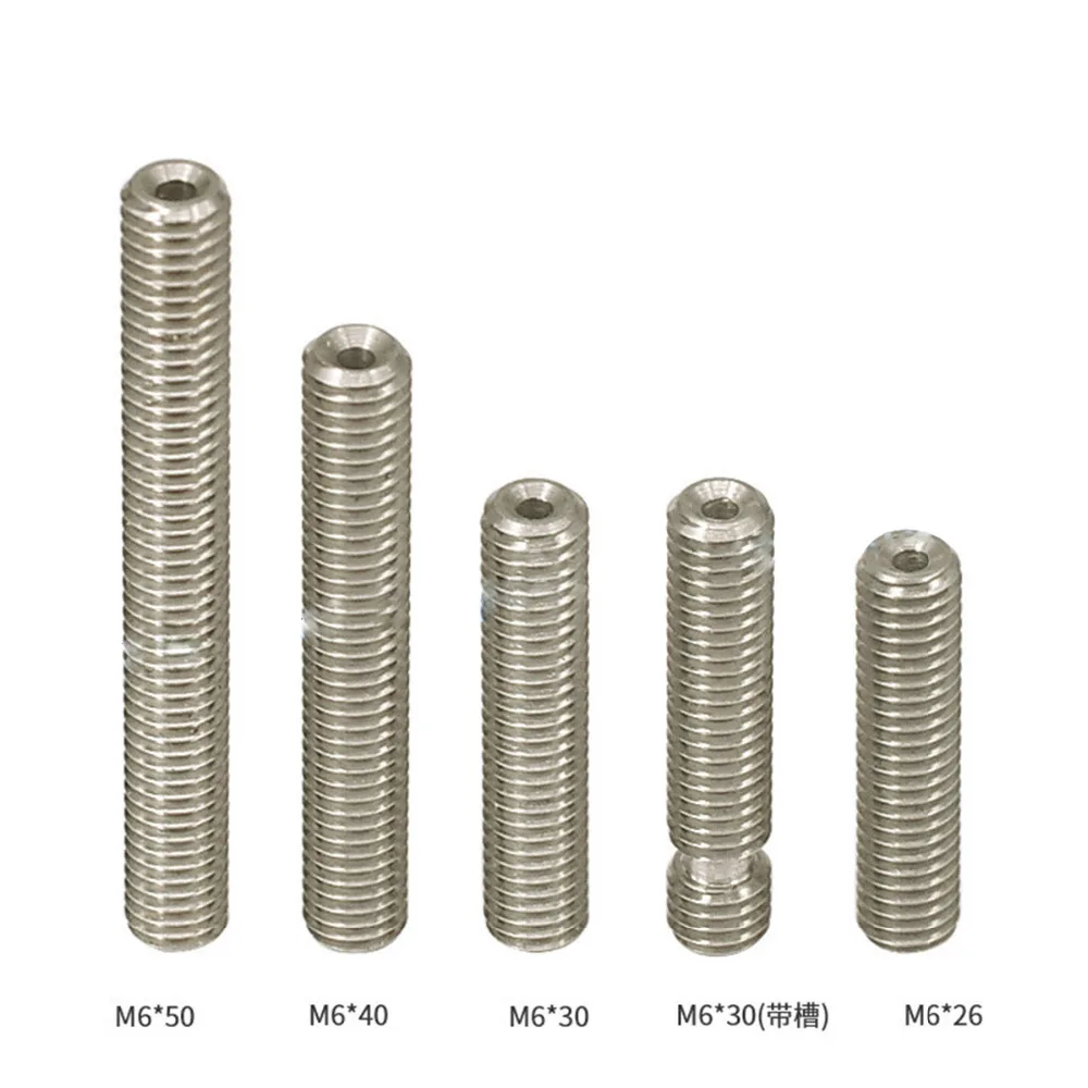 3D Printer Parts For Makerbot MK8 M6 1.75mm Filament Stainless Steel Throat Ptfe Hose Nozzle Extruder Teflon Tube 26 30 40 50mm 3D Printer Parts For Makerbot MK8 M6 1.75mm Filament Stainless Steel Throat Ptfe Hose Nozzle Extruder Teflon Tube 26 30 40 50mm