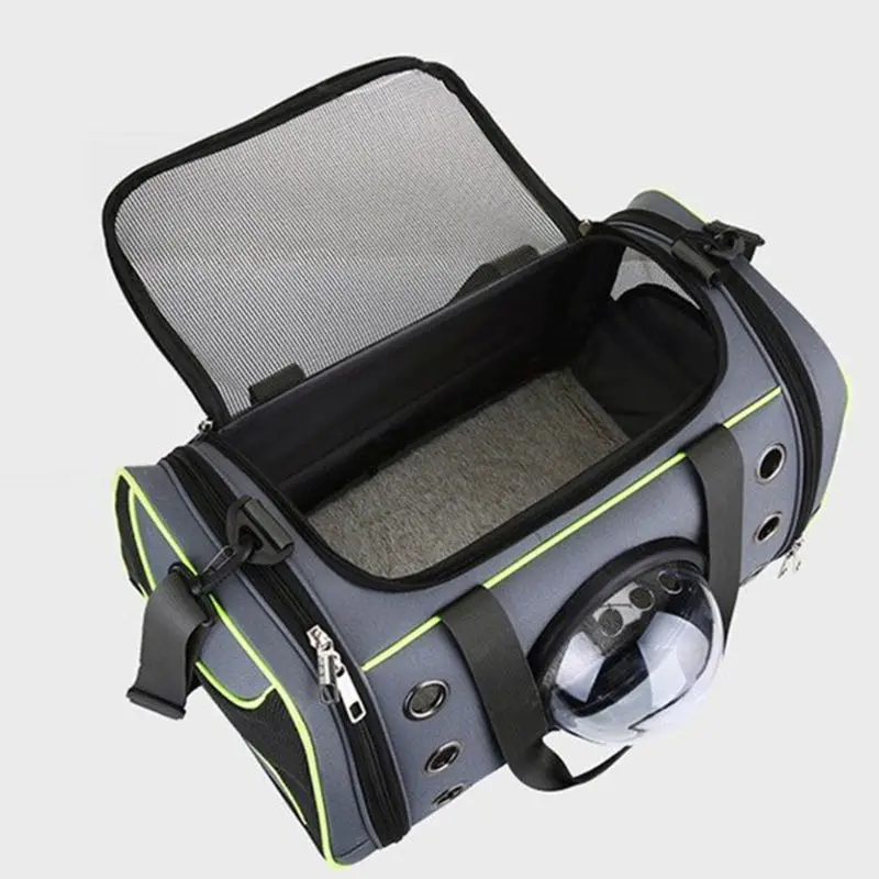

Pet Carrying Case Bag Comfortable Space Capsule Portable Cat Travel Handbag Breathable Dog Out Bag Strap Carrier