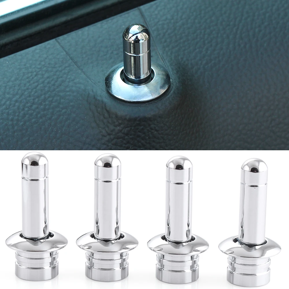

8PCS/SET For Chevrolet Cruze sedan hatchback Opel Mokka High Light Plating Door Lock Stick Pin Cap Set+Holding