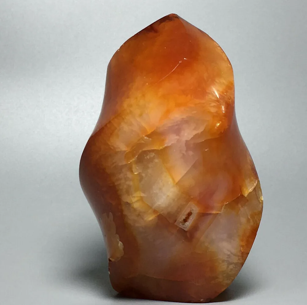 

193g Flame profile Agate! NATURAL CARNELIAN Flame Profile QUARTZ CRYSTAL healing crystals