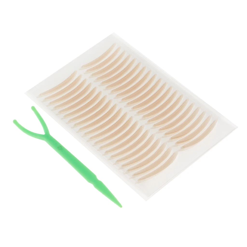 200x Invisible Fiber Double Eyelid Lift Strips Tape Adhesive Stickers Thin Eyelid Tape for Droopy Eyes