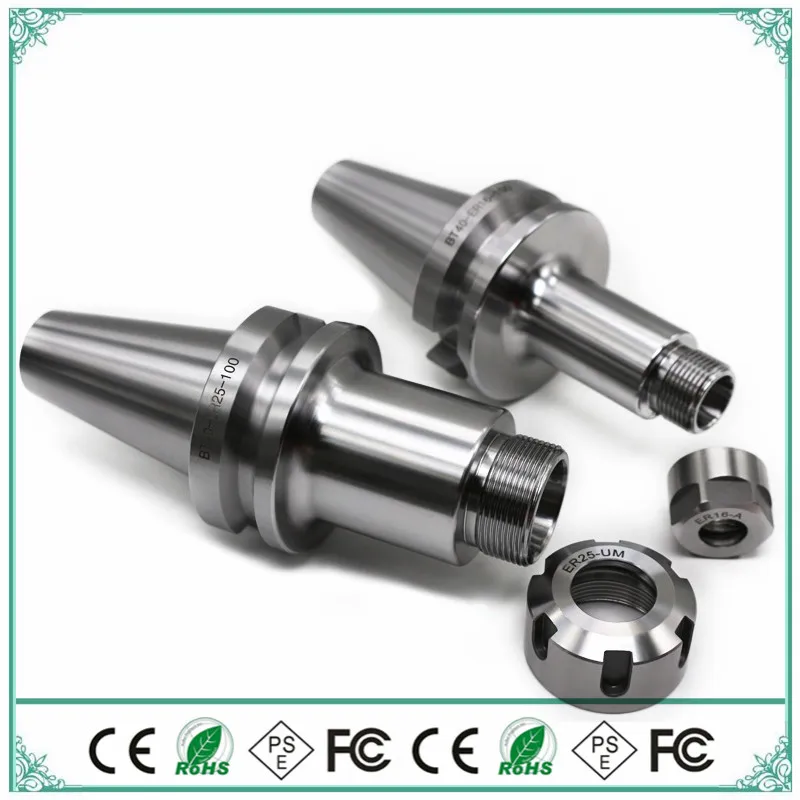 New Spindle BT40 ER25 100L High Precision Full Grinding White ISO