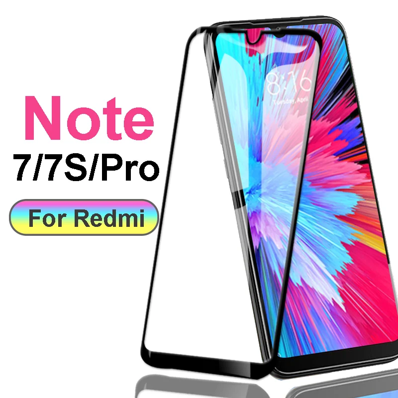 

Redmi Note 7 7S Pro Protective glass on for Xiaomi ksiomi mi note7 tempered screen protector note7pro 7pro s xiomi red my readmi