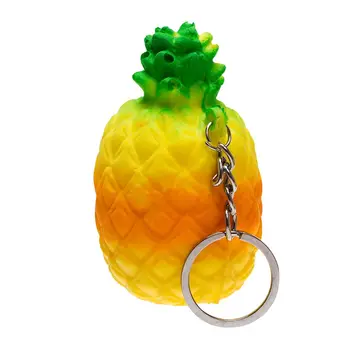 

1PC New Pineapple Keyring 7CM Super Slow Rising Scented Fruit Kid Toy Fun Simulation Pineapple Keychain Accessories