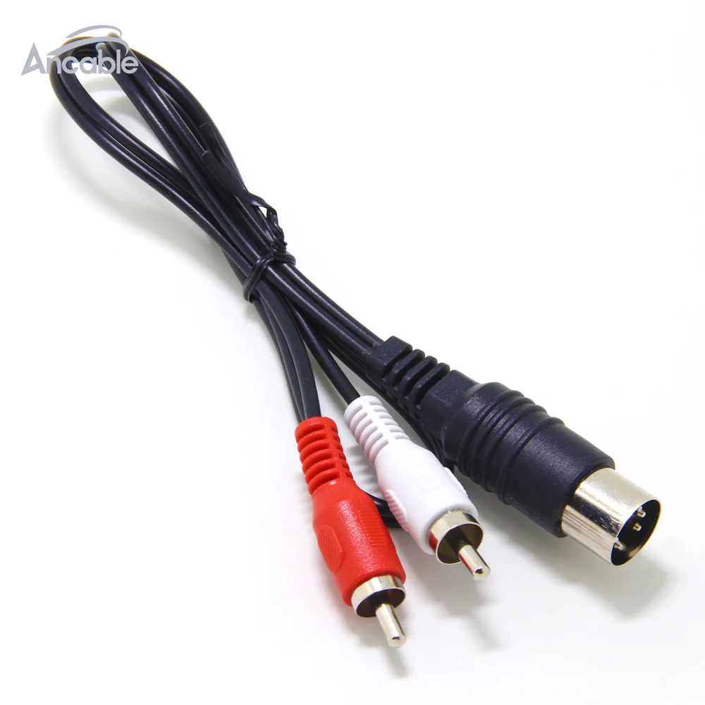 7 Pin Din штекер в 2RCA Разъем B & O аудио кабель 1 5 фута|audio cable|2rca 2rca2rca to 2rca |
