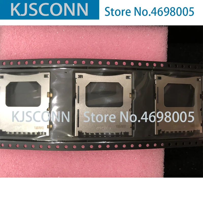 67600 8001 CONN SD CARD PUSH R/A SMD 0676008001 разъемы новые и оригинальные бесплатная