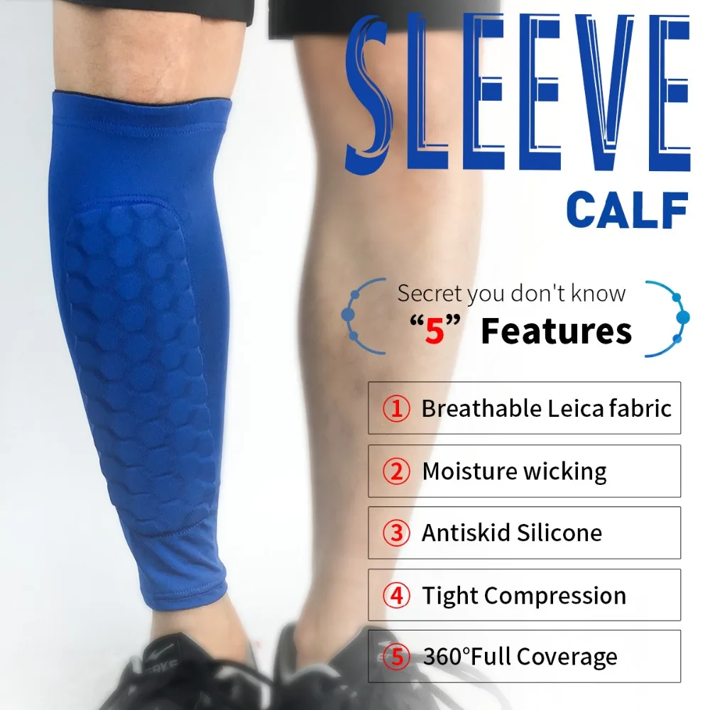 Sports Soccer Shin Guards Compression Calf Sleeve Support Cycling Training Leg Protection soccer shin guards,shin guard pads