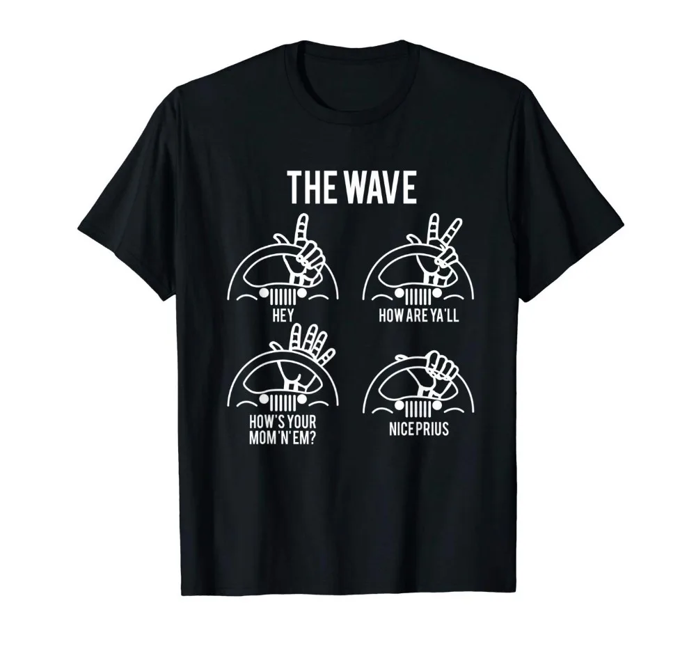

The Jeep Wave T Shirt for Men 2019 Fashion Classical Short Sleeve Men Slim Fit O-Neck Tees Street Wear T Shirt Design Online
