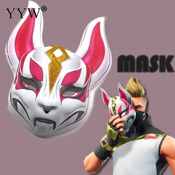 

Cartoon Fox Mask Cosplay Decoration Anime Costume Prom Party Mask Masquerade Masks Supplies Japanese Elastic Band Masker Unisex