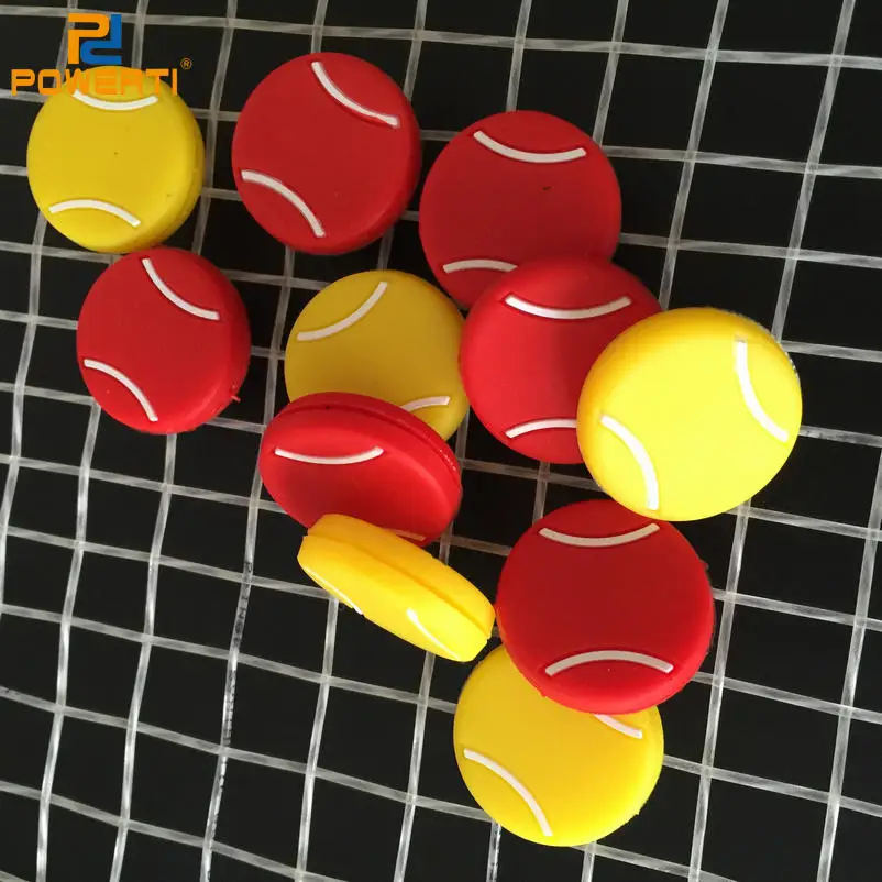 Ht sale Tennis racket flat ball circular silicon rubber shock absorber
