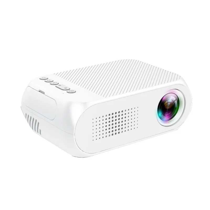 HIPERDEAL 600 люмен светодиодный мини-проектор YG320 HD 1080P домашний кинотеатр USB HDMI AV VGA SD Мини Портативный светодиодный проектор Apr19 - Комплект: WHITE