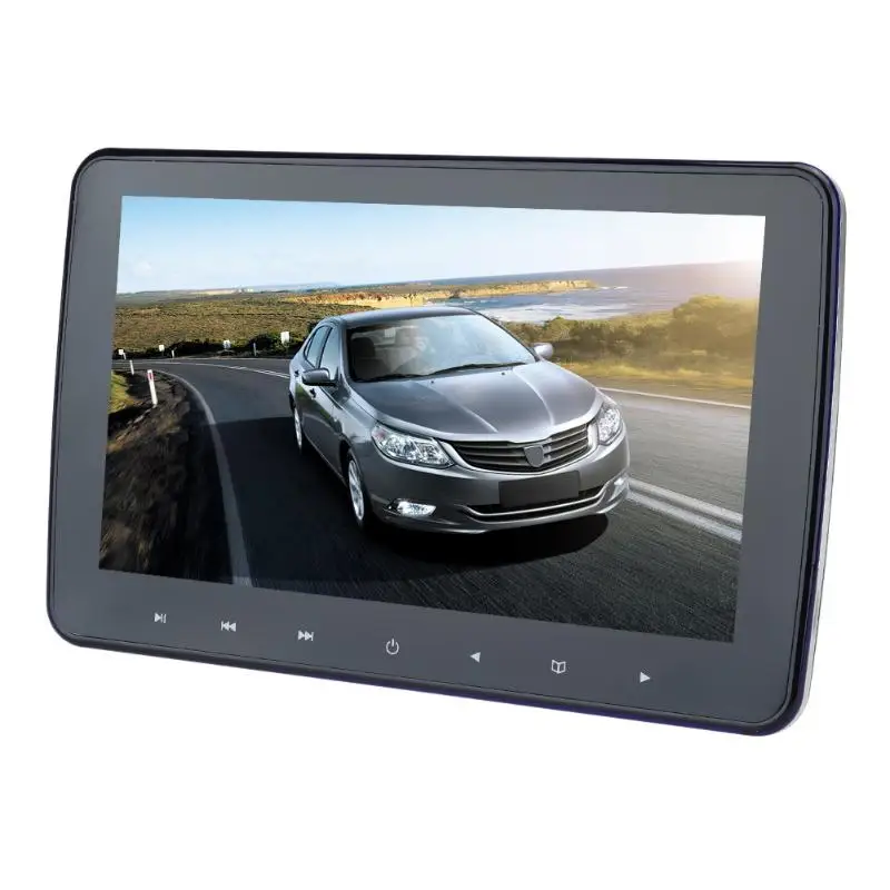 

10" HD Digital LCD Screen Car Headrest Monitor DVD/USB/SD Player IR/FM